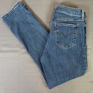 Levi’s 312 Shaping Slim Jeans Women’s Size 30 Mid Rise Stretch Blue Denim